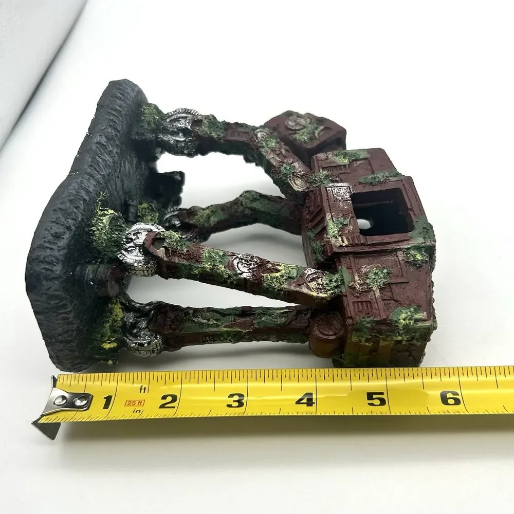 AT-AT Star Wars Walker Aquarium Decor Resin Ornament 6” Fish Tank Statue